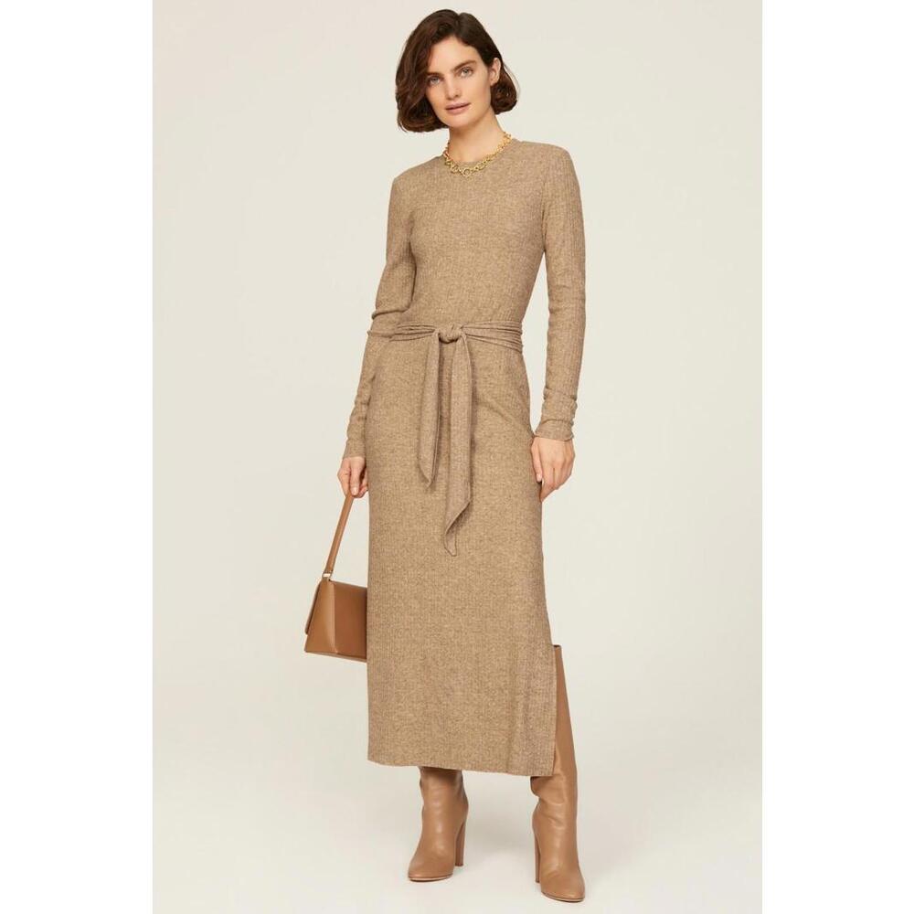Splendid Brown London Rib Dress Size XS